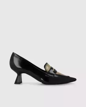 Женские кожаные туфли с помпадуром Lodi, бежевый