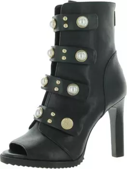 Женские кожаные туфли с украшением Brayden Karl Lagerfeld Paris, черный