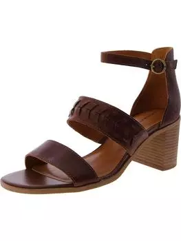 Женские кожаные туфли Serenay с ремешком на щиколотке и блочным каблуком Lucky Brand, цвет reishi leather