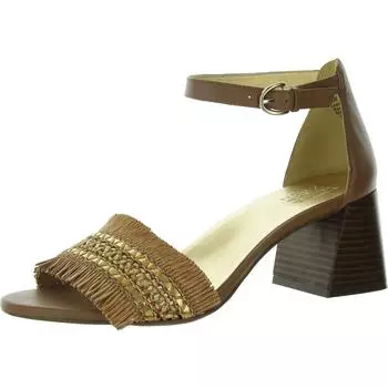 Женские кожаные туфли Vera-Vacay с ремешком на щиколотке Naturalizer, коричневый