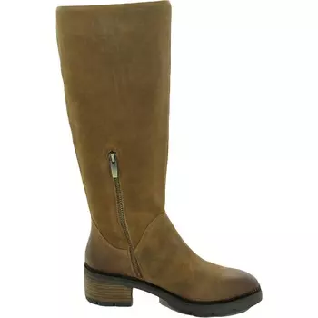 Женские кожаные высокие сапоги до колена Seneca Donald J. Pliner, цвет Waxy Suede/Chestnut