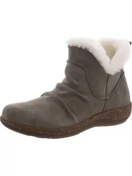 Женские кожаные зимние сапоги Remi до середины голени Aetrex, цвет mushroom