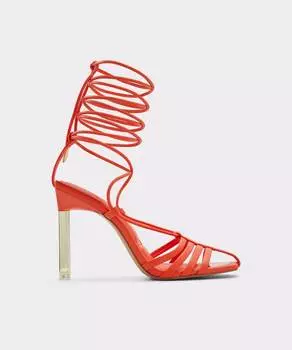Женские красные босоножки на каблуке с квадратным носком Aldo, красный