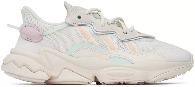 Женские кроссовки Adidas Originals Ozweego, белый/сиреневый