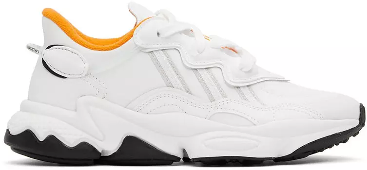 Женские кроссовки Adidas Originals Ozweego, белый/желтый/черный