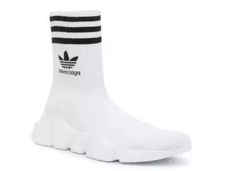 Женские кроссовки adidas Speed High-Top Balenciaga, White/Black