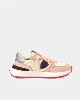 Женские кроссовки Antibes с логотипом и объемной подошвой Philippe Model, розовый