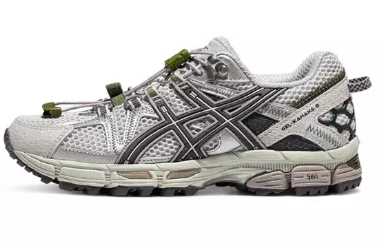 Женские кроссовки Asics Gel-Kahana 8 Grey Matcha Green, Серый