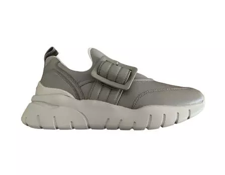 Женские кроссовки Bally Brinelle 6239653 Sasso Calf Plain Leather, серый