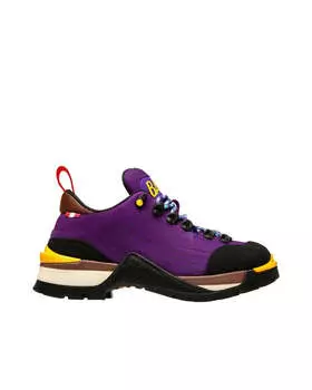 Женские кроссовки Bally Hike 6239705 Mirtillo из телячьей замши и кожи, фиолетовый