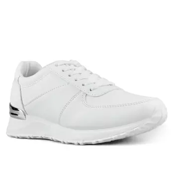 Женские кроссовки белые на платформе Tendenz