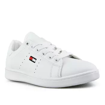 Женские кроссовки белые на платформе Tendenz