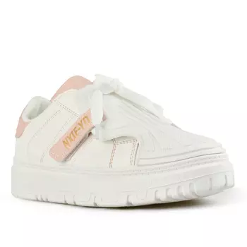 Женские кроссовки белые на платформе Tendenz