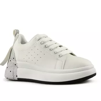 Женские кроссовки белые на платформе Tendenz