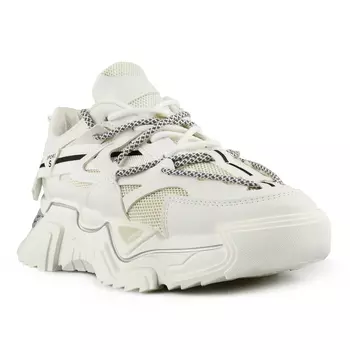 Женские кроссовки белые на платформе Tendenz