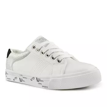 Женские кроссовки белые на платформе Tendenz