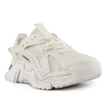 Женские кроссовки белые на платформе Tendenz