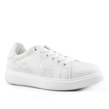 Женские кроссовки белые Tendenz