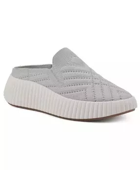 Женские кроссовки без шнуровки Dystant на платформе White Mountain, серый