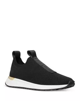 Женские кроссовки без шнуровки Michael Kors, цвет Black