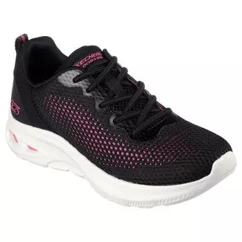 Женские кроссовки BOBS UNITY HINT OF COLOR Черный/Розовый SKECHERS, цвет rosa