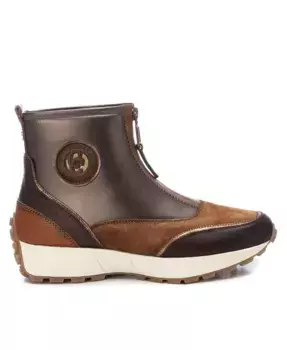 Женские кроссовки-ботинки Carmela Leather Collection от Xti, коричневый/бежевый