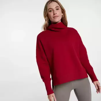 Женские кроссовки CALIA Elevate с воротником-воронкой в елочку, красный/бордовый