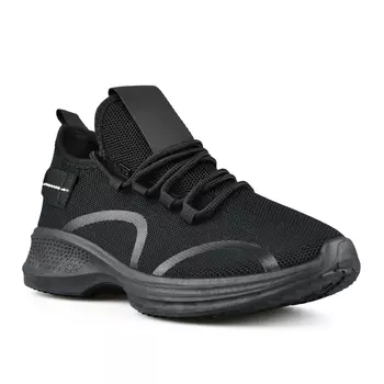 Женские кроссовки черные на платформе Tendenz