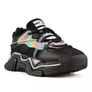 Женские кроссовки черные на платформе Tendenz