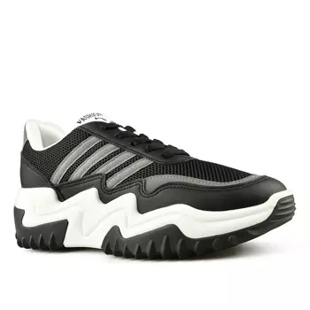 Женские кроссовки черные на платформе Tendenz