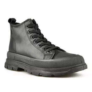 Женские кроссовки черные на платформе Tendenz