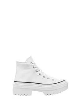 Женские кроссовки chuck taylor all star на каблуке с выступом, белые Converse