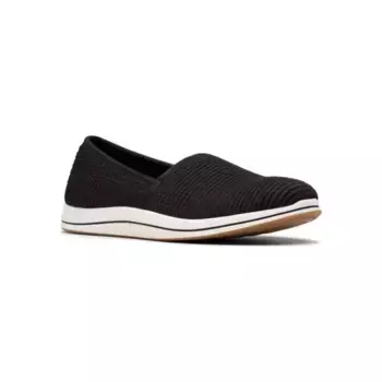 Женские кроссовки Cloudsteppers Breeze Stretch без застежек Clarks, черный