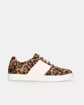 Женские кроссовки Cordelia с анималистическим принтом Pretty Ballerinas, коричневый