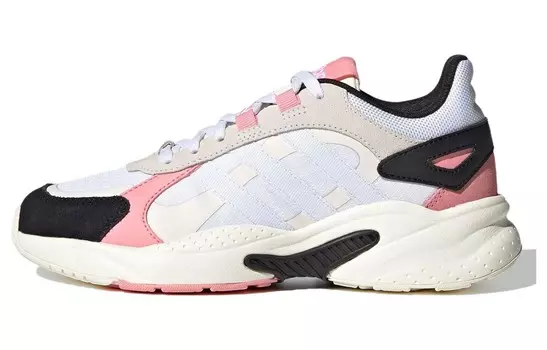 Женские кроссовки Crazychaos Shadow Lifestyle с низким верхом, белые/рисовые/пудровые/черные Adidas Neo
