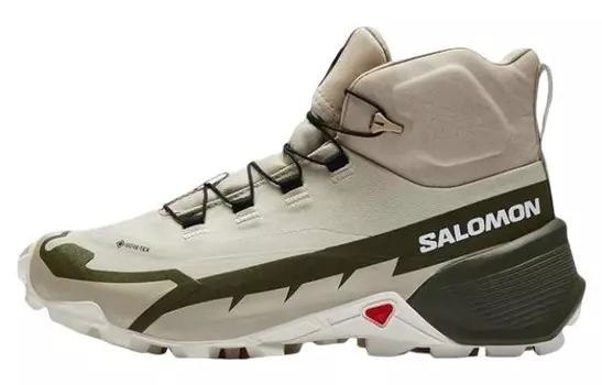 Женские кроссовки Cross Hike 2 Mid GORE-TEX 'Feather Grey Olive Night' Salomon