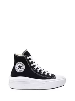 Женские кроссовки ctas move hi черные Converse