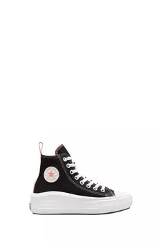 Женские кроссовки ctas move hi черные Converse