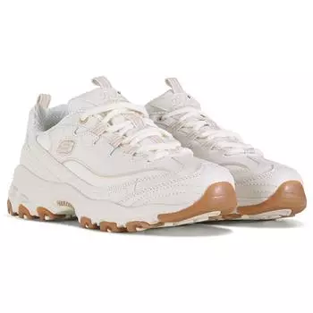 Женские кроссовки D'Lites среднего/широкого размера Skechers, белый