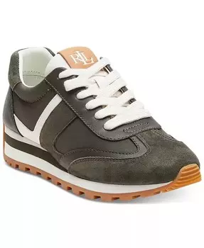 Женские кроссовки Dani на шнуровке Lauren Ralph Lauren, зеленый