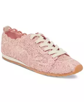 Женские кроссовки Dayana с кружевным цветочным принтом на шнуровке Dolce Vita, коричневый/бежевый