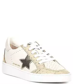 Женские кроссовки Denisse в цвете белый/розовый крокодил Vintage Havana