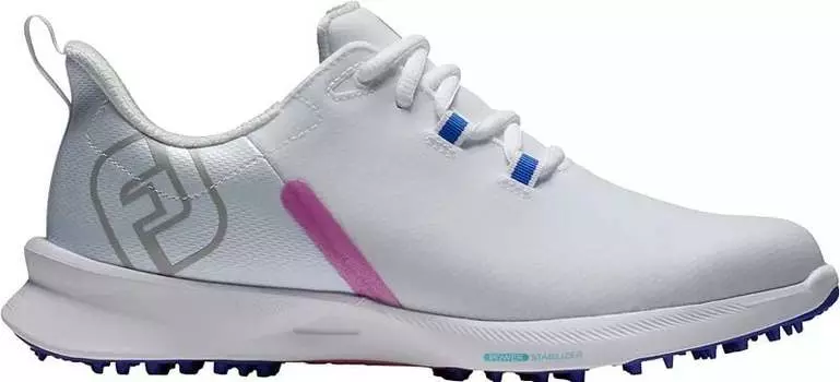Женские кроссовки для гольфа FootJoy Fuel Sport (стиль предыдущего сезона), белый/розовый