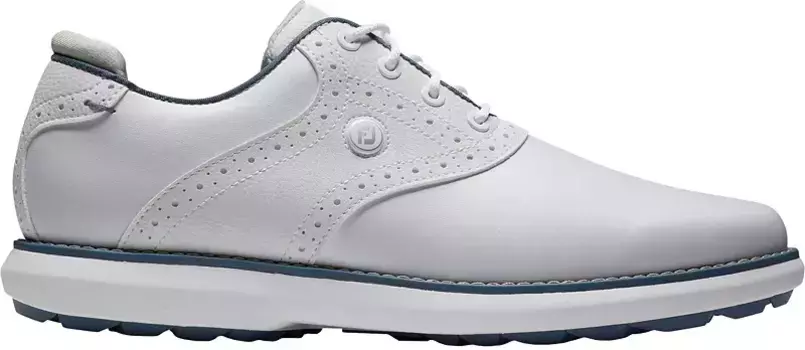 Женские кроссовки для гольфа FootJoy Traditions без шипов, синий/серый