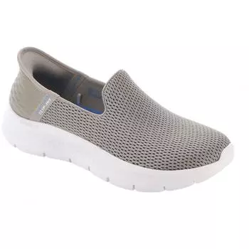 Женские кроссовки для ходьбы Go Walk Flex Relish из пеноматериала с эффектом памяти Skechers, серо-коричневый
