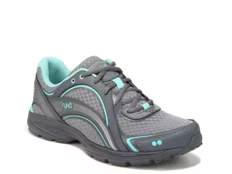 Женские кроссовки для ходьбы Sky Walk Ryka, Grey/Light Blue Leather