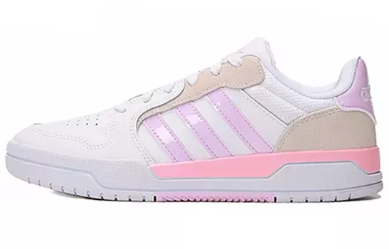 Кроссовки Adidas Neo Entrap Skateboard Shoes Women's Low-Top White Pink/Purple