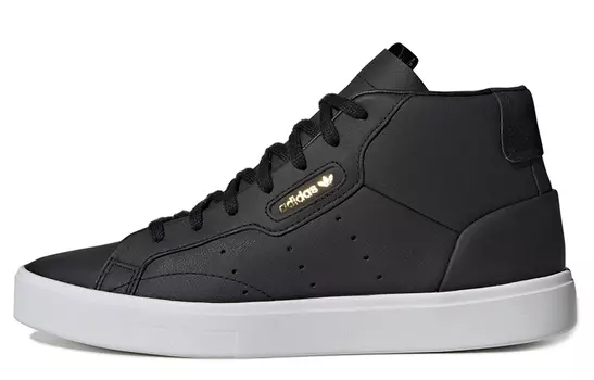 Кроссовки Adidas Originals Sleek Mid Core Black Crystal White Women's