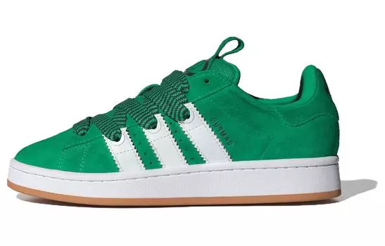 Женские кроссовки для скейтбординга adidas originals Campus, Зеленый/Белый