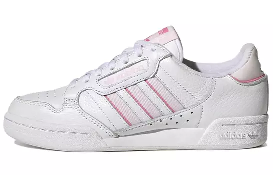 Кроссовки Adidas Women's Continental 80 Stripes 'White Clear Pink'